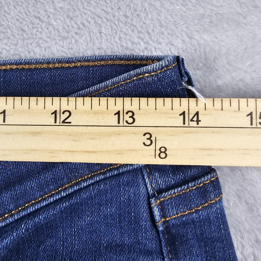J. Crew Toothpick Ankle Blue Denim Jeans Womens Size 27 - Picture 4 of 12